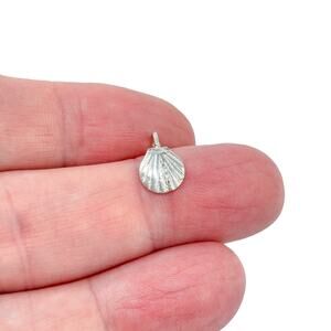Estate Sterling Silver 925 Scallop Shell Charm